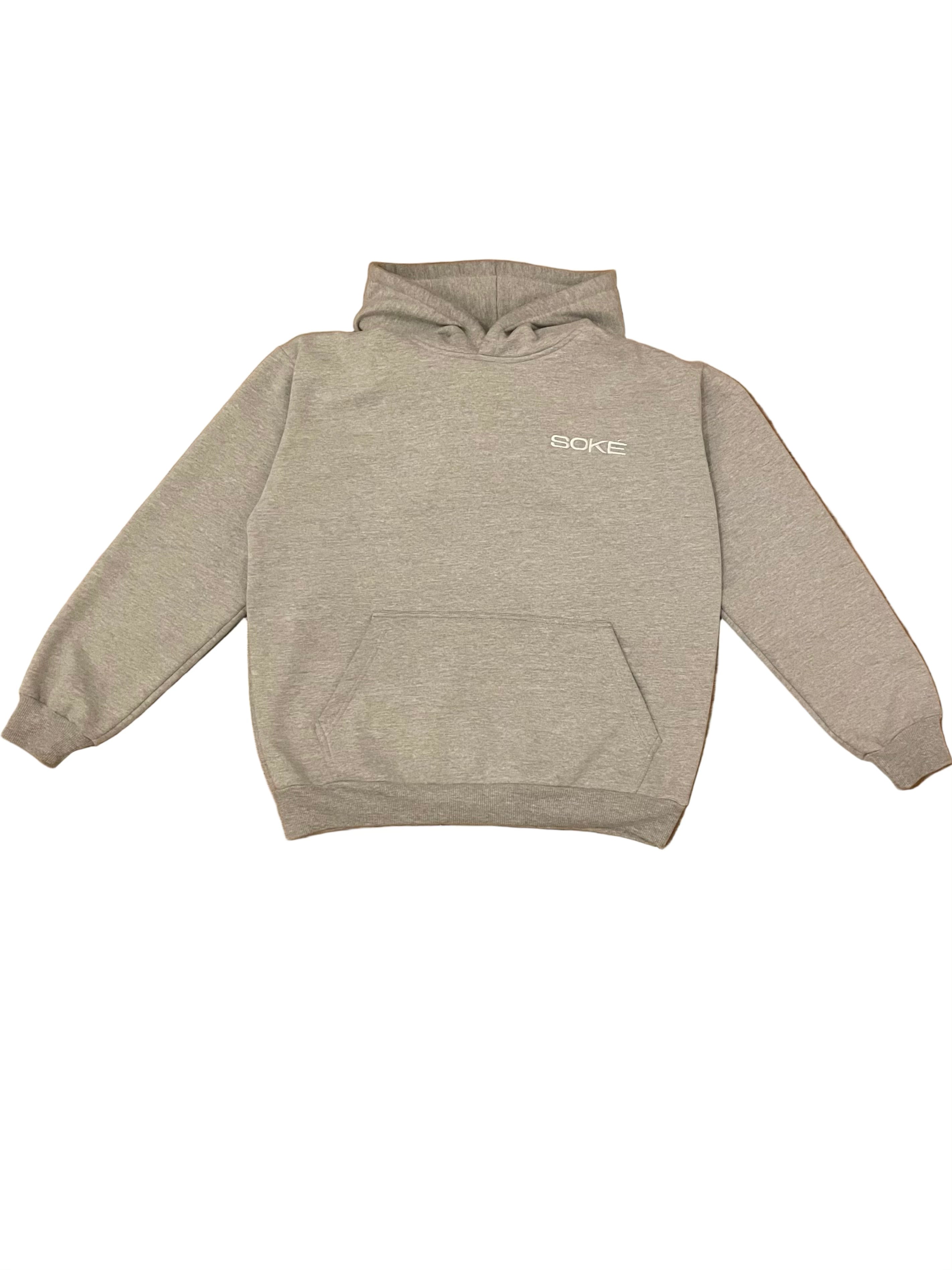 SOKÉ PULLOVER HOODIE - GREY