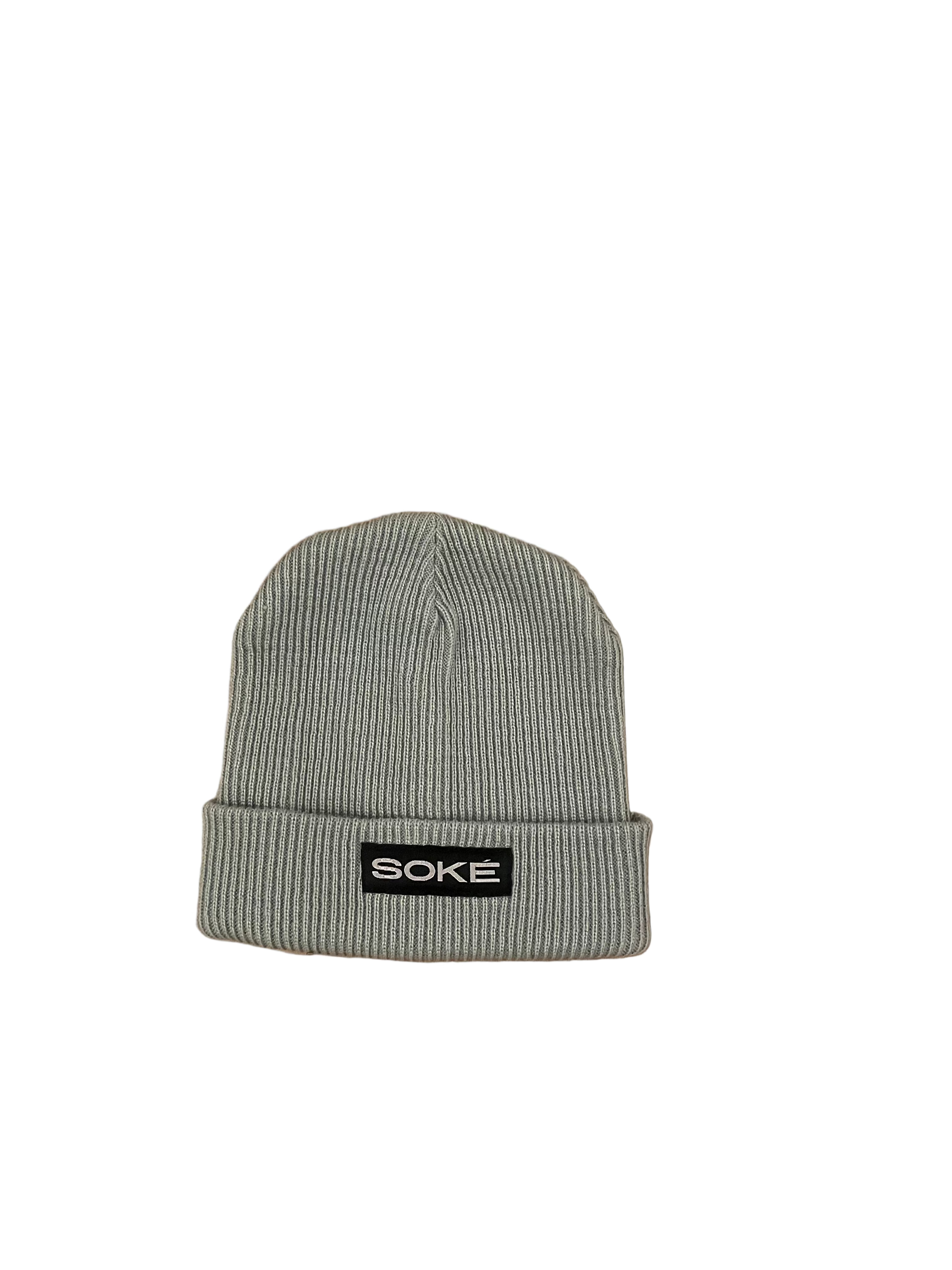 SOKÉ WINTER BEANIE - LIGHT GREY